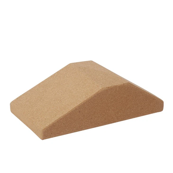 Custom Wedge-shape Cork Yoga Blocks